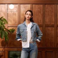Levi's 李维斯匠心丹宁日本制女士美式短款牛仔外套