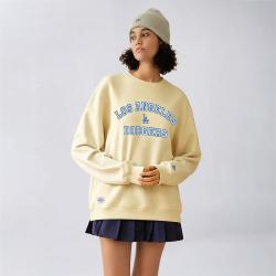NEW ERA 经典基础潮流百搭字母圆领长袖卫衣男女同款情侣款