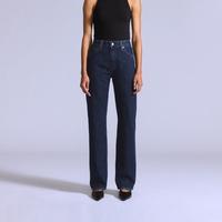 Levi's 李维斯日本面料女士直筒深蓝色牛仔长裤A9138