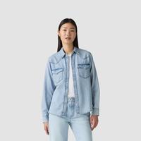 Levi's 李维斯26年秋季新款女士美式复古工装风休闲牛仔衬衫