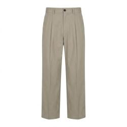 Massimo Dutti 商务通勤百搭男式简约纯色宽松直筒休闲裤