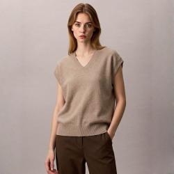 Massimo Dutti 宽松慵懒感日常百搭居家通勤必备女式马夹