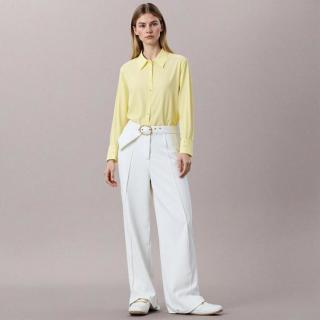 限尺码：Massimo Dutti 女式简约知性干练休闲百搭柔软舒适通勤长袖翻领衬衫