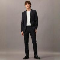 Massimo Dutti 柔和布面低调耐看垫肩男士休闲西服