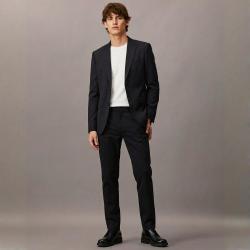 Massimo Dutti 柔和布面低调耐看垫肩男士休闲西服