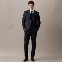 Massimo Dutti 男士经典西装职业西服商务通勤单西两粒扣西服