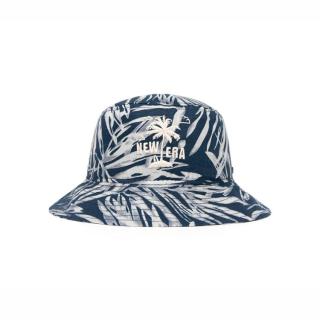 NEW ERA 椰树刺绣渔夫帽情侣同款海边度假防晒帽子潮