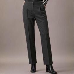 Massimo Dutti 女式时尚简约高级感商务休闲直筒锥形裤
