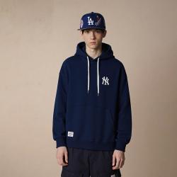 NEW ERA 春夏MLB NY/LA刺绣连帽卫衣男女情侣款潮牌穿搭上衣