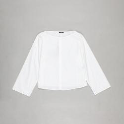 Massimo Dutti 女士圆领薄款百搭通勤衬衫