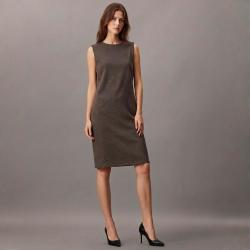 Massimo Dutti 极简毛呢无袖背心连衣裙
