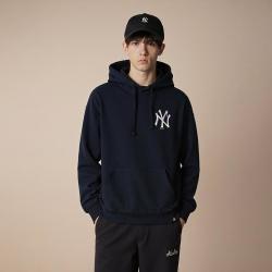 NEW ERA 春夏款MLB连帽卫衣男女休闲百搭NY/LA撞色印花卫衣