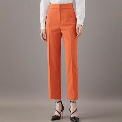 Massimo Dutti 女式时尚简约纯色高腰宽松休闲萝卜长裤