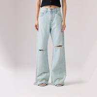Levi's 李维斯26年秋季新款女士美式复古CINCH高腰宽松喇叭牛仔裤