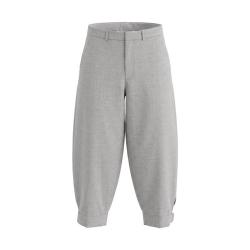 Massimo Dutti 男式时尚潮流简约日常百搭纯色休闲锥形羊毛休闲裤长裤