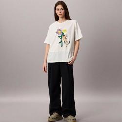 Massimo Dutti 松紧腰双口袋宽松显瘦休闲女阔腿长裤