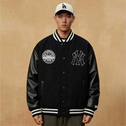 NEW ERA 冬季MLB夹克棒球服NY/LA保暖棉服男女款时尚百搭潮
