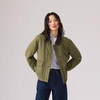 Levi's 李维斯26年秋季新款女士美式复古灯芯绒领夹棉牛仔夹克外套