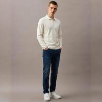 限尺码:Massimo Dutti 男式时尚潮流简约纯色百搭纯棉长袖Polo衫日常休闲