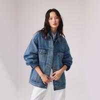 Levi's 李维斯26年秋冬新款女士水洗做旧牛仔夹克外套