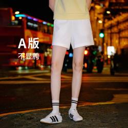 navigare 意大利小帆船春夏透气针织净色运动短裤女士运动休闲风百搭休闲裤