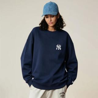 NEW ERA 圆领卫衣男MLB NY/LA经典时尚宽松百搭情侣款卫衣上衣潮