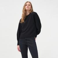 Levi's 李维斯轻松浪系列女士黑色圆领休闲上衣