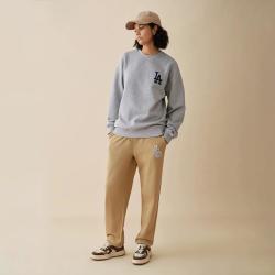 NEW ERA 青花瓷系列休闲logo刺绣标识针织运动裤男女同款