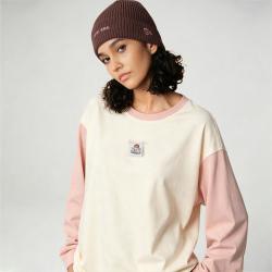 NEW ERA 撞色简约百搭休闲长袖T恤男女同款情侣款