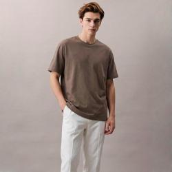 Massimo Dutti 男式时尚潮流纯色简约日常通勤休闲百搭锥形长裤