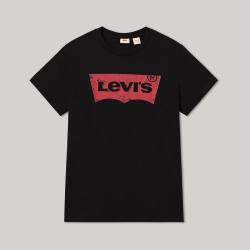 Levi's 经典红LOGO印花 女士短袖T恤