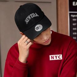 NEW ERA 26年新款刺绣小标简约百搭弯檐棒球帽CC940帽子