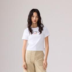 Levi's 李维斯26年秋季新款女士美式复古印花休闲修身短袖T恤