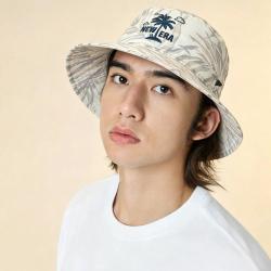 NEW ERA 刺绣图案休闲度假渔夫帽男女同款情侣款帽子
