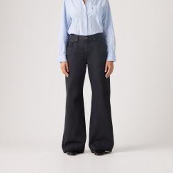 Levi's 李维斯女士蓝色宽松微喇牛仔裤005DO