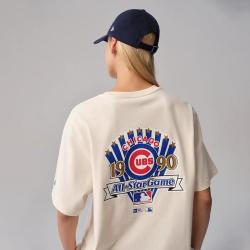 NEW ERA 夏季MLB全明星赛系列圆领潮流百搭短袖T恤男女同款