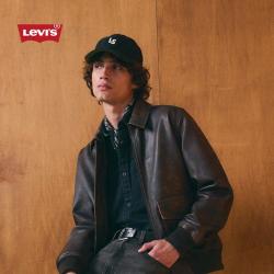 Levi's 李维斯男士复古休闲经典织标牛仔棒球帽004BS