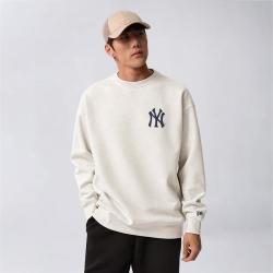NEW ERA 春夏款MLB NY经典时尚圆领卫衣男宽松百搭情侣款卫衣上衣潮