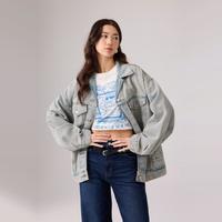 Levi's 李维斯26年秋季新款女士美式复古休闲水洗做旧牛仔夹克外套