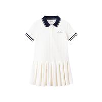 Levi's 线下同款李维斯童装女童连衣裙夏季透气POLO领设计儿童裙子