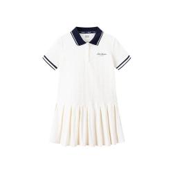 Levi's 线下同款李维斯童装女童连衣裙夏季透气POLO领设计儿童裙子