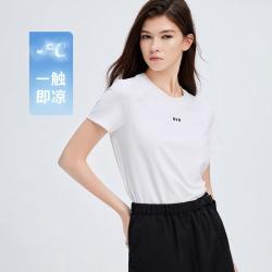 navigare 意大利小帆船 春夏简约纯色内搭女士短袖圆领T恤