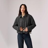Levi's 李维斯26年秋季新款女士美式复古休闲仿毛呢夹棉短外套