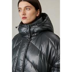 Massimo Dutti 女式柔软拉链双口袋御寒保暖防风棉服棉衣外套