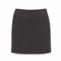 Massimo Dutti 高腰简约A字羊毛气质通勤短裙