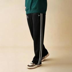 NEW ERA 舒适简约潮流微喇针织运动裤 女款