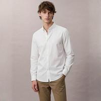 Massimo Dutti 日系立领长袖衬衣宽松复古户外通勤百搭工装上衣