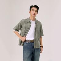 限尺码：Levi's 李维斯26春夏新款男士复古休闲短袖衬衫005GH