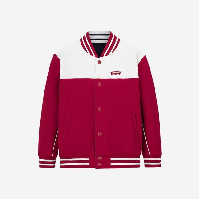 Levi's 线下同款李维斯童装男童针织夹克外套春秋季双面穿设计儿童外套