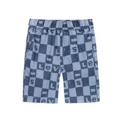 Levi's 线下同款李维斯童装男童短裤夏季满印设计裤舒适牛仔短裤儿童裤子